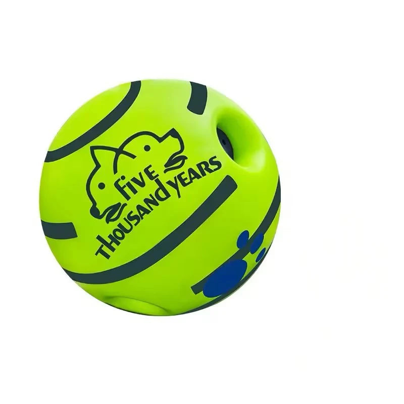 Squeaky Wobble Dog Ball – Interactive Puzzle Toy
