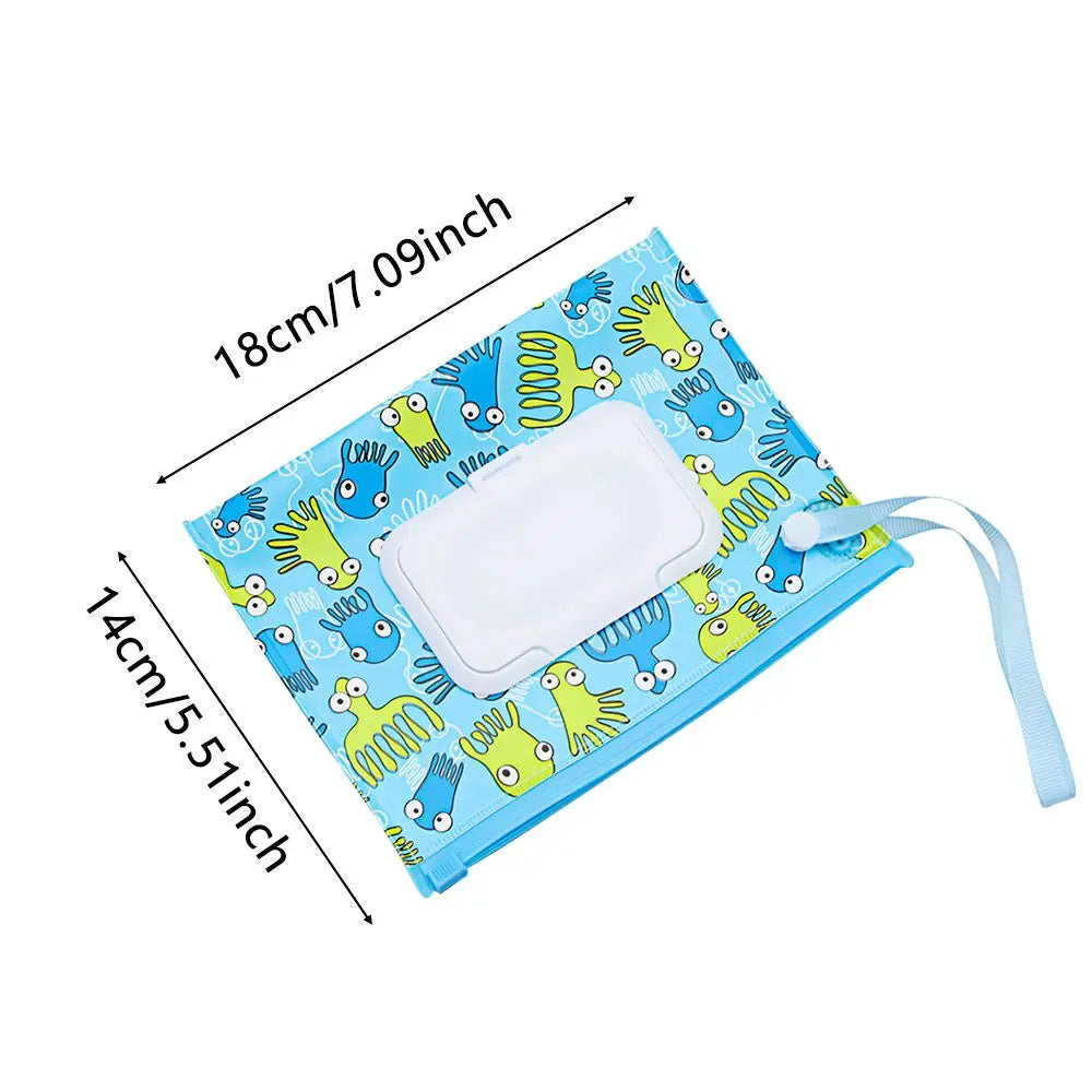 Portable Wet Wipes Bag – Hanging Tissue Case & Stroller Pouch