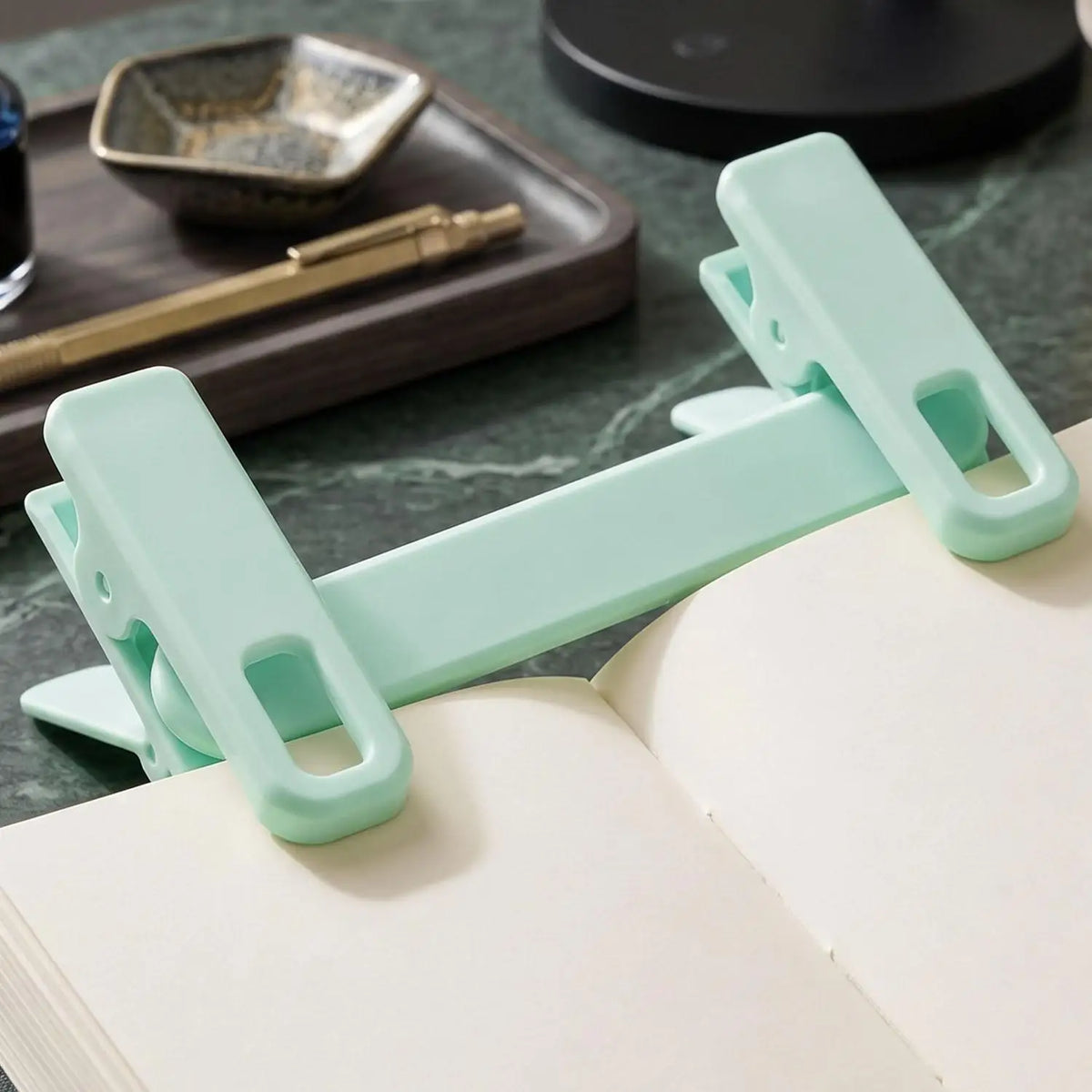 Rotatable Folding Book Clip | Double Page Holder & Bookmark