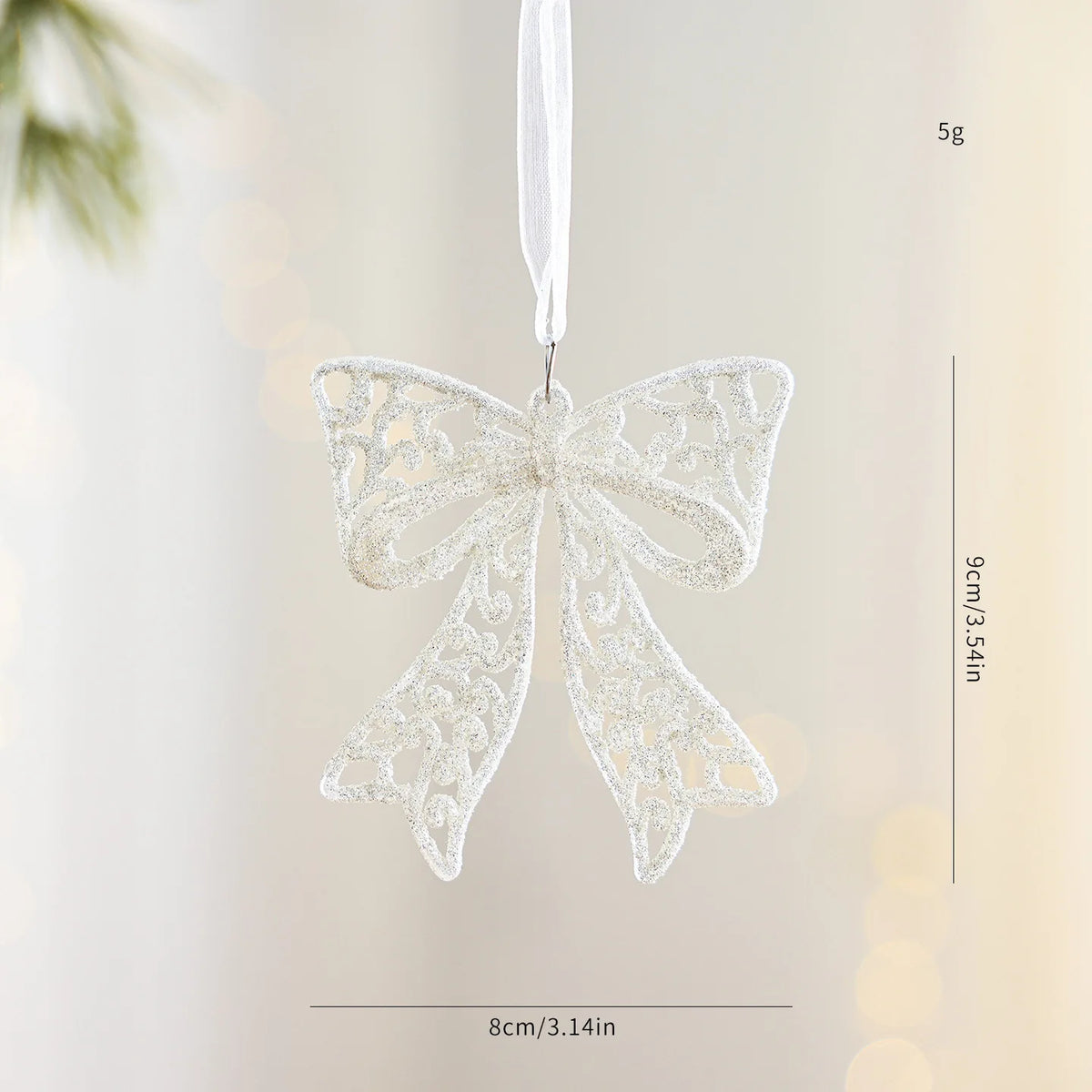 White Snowman Christmas Bell Ornament – Holiday Tree Decor