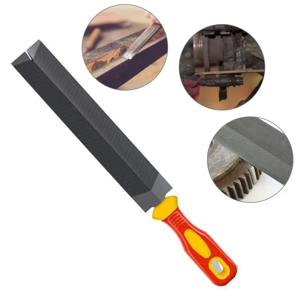 Diamond-Shaped Steel File – Hand Saw Sharpener & Wood Rasp