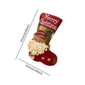 Christmas Stocking Hanging Ornament | Farmhouse Fireplace Decor