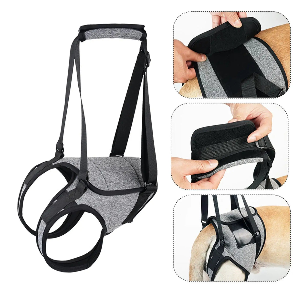 Dog Lift Support Harness Sling for Hind Legs | Adjustable