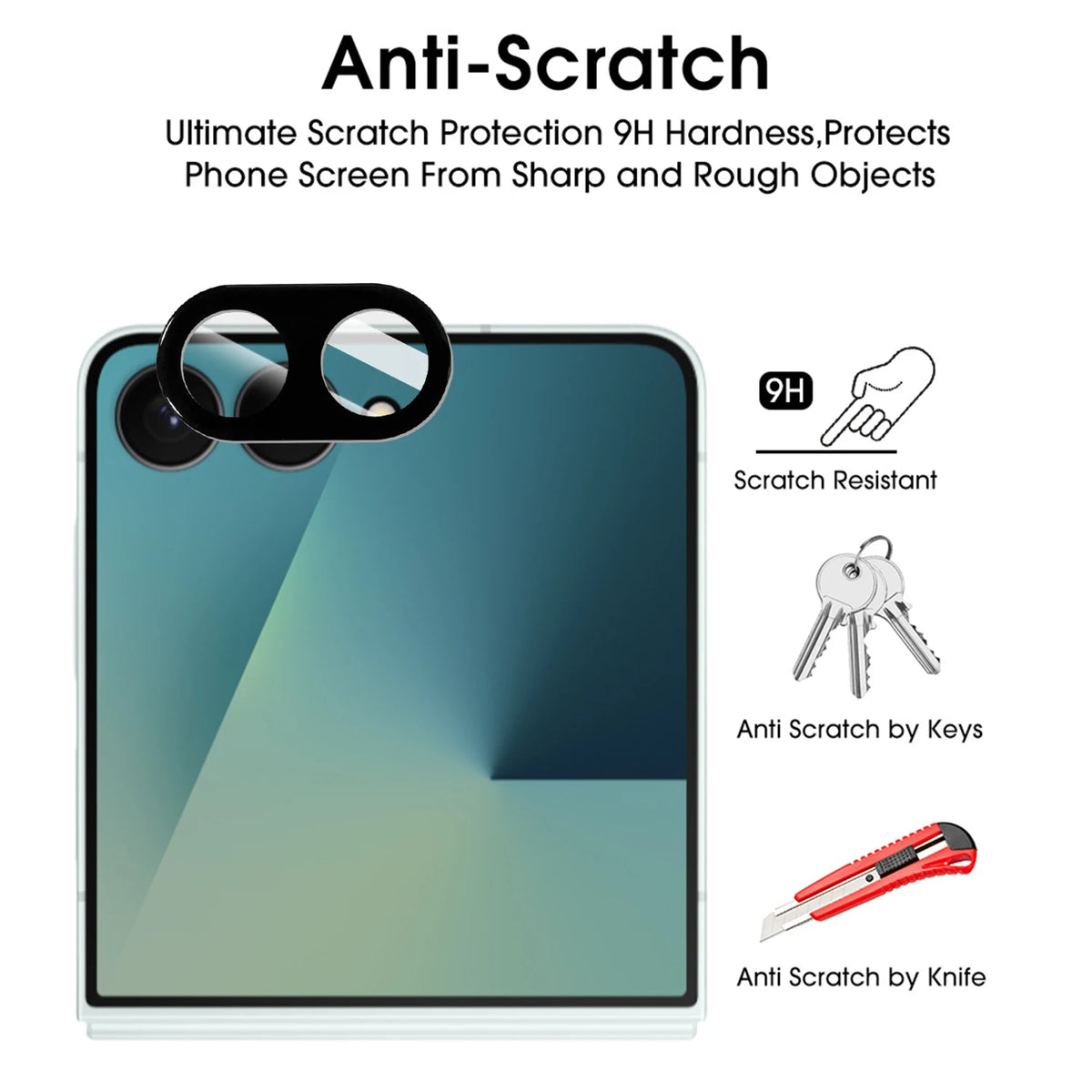 Tempered Glass Camera Lens Protector – Samsung Galaxy Z Flip 8