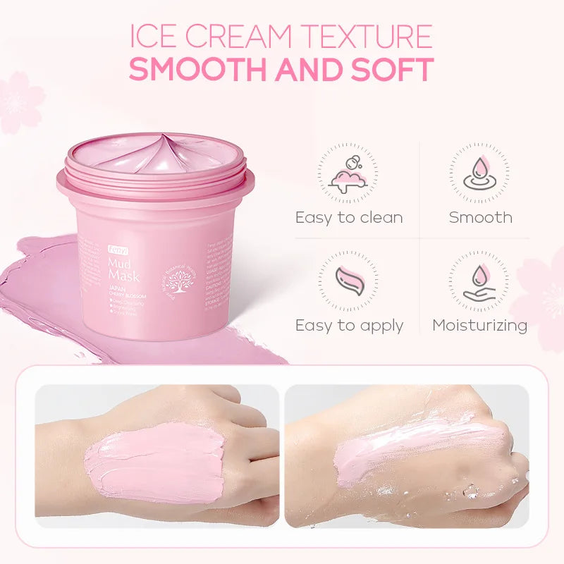 LAIKOU Sakura Mud Face Mask 100g – Oil Control & Pore Care