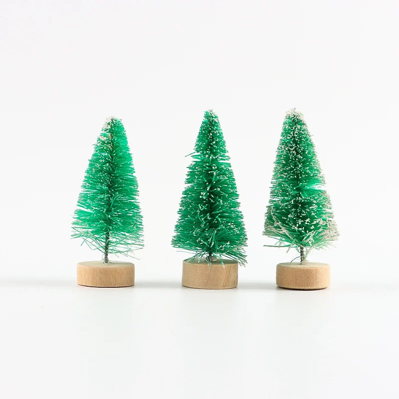 Mini Christmas Tree Cedar Ornaments 10-Pack | Holiday Decor