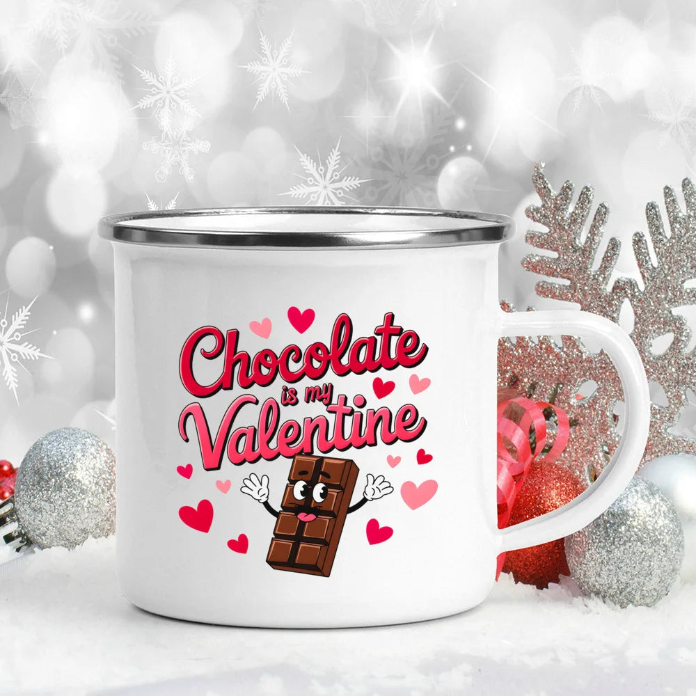 "You Make Me Melt" Enamel Mug – Valentine's Day Gift