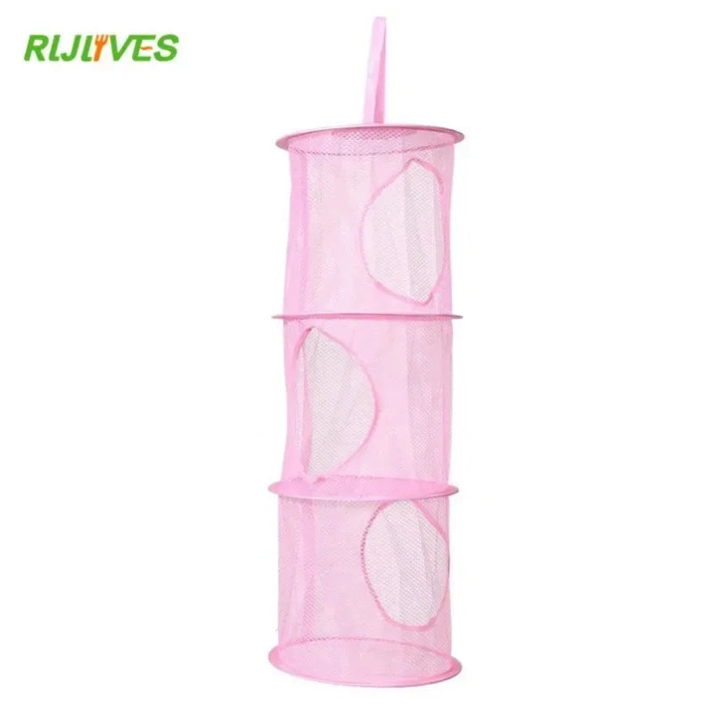 3-Shelf Hanging Storage Bag | Kids Toy & Home Organizer