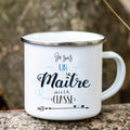 Thank You Super Teacher Enamel Mug | Unique Teacher Gift