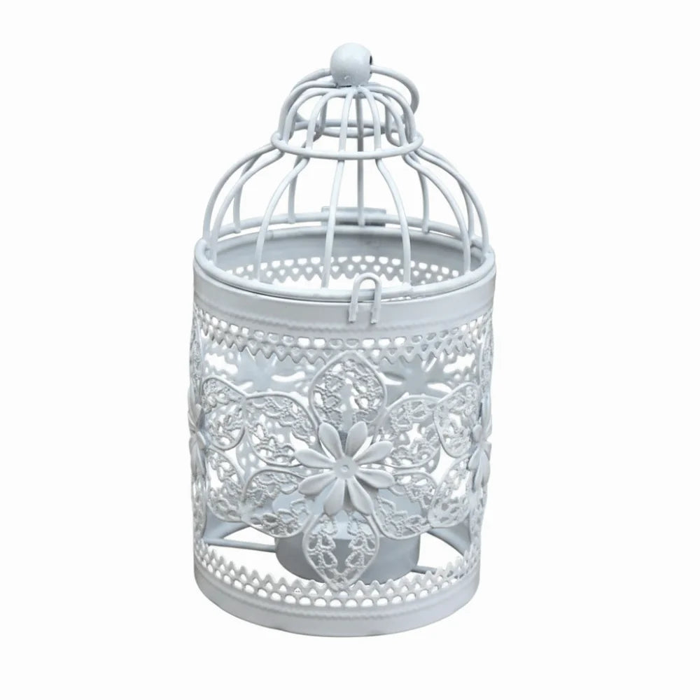 Vintage Bird Cage Candle Holder – Lantern Décor Ornament