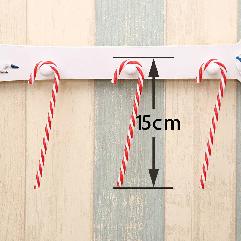 6-Pack Candy Cane Christmas Tree Ornaments | Holiday Decor