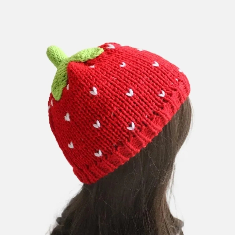 Novelty Pineapple Knit Beanie | Warm Stretchy Winter Hat