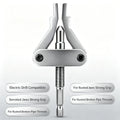 Broken Pipe Thread Extractor – Hex Shank Electric Drill Tool