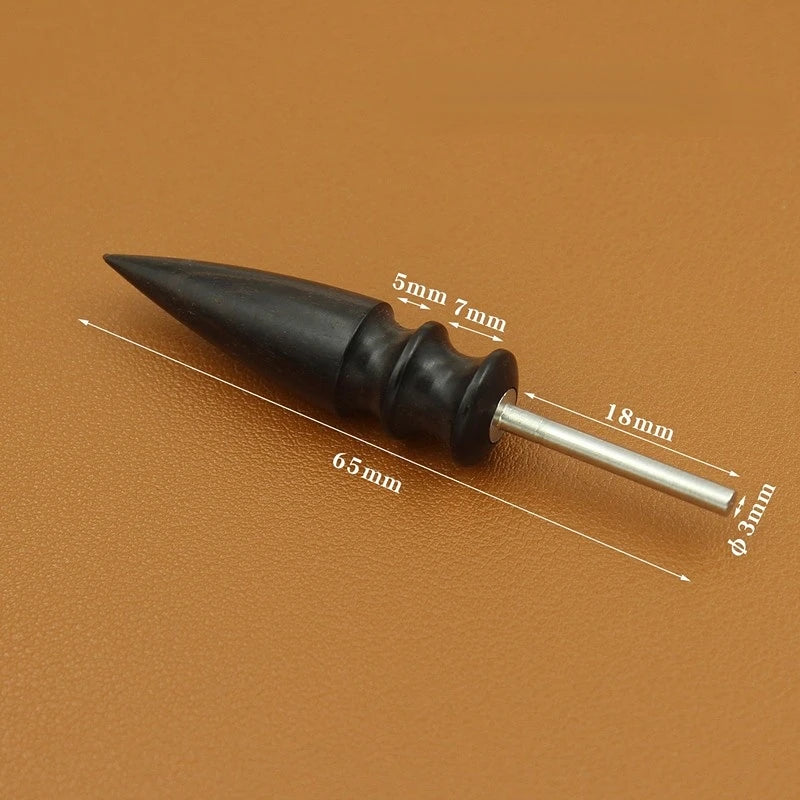 Sandalwood Leather Edge Burnisher – Electric Polishing Bit