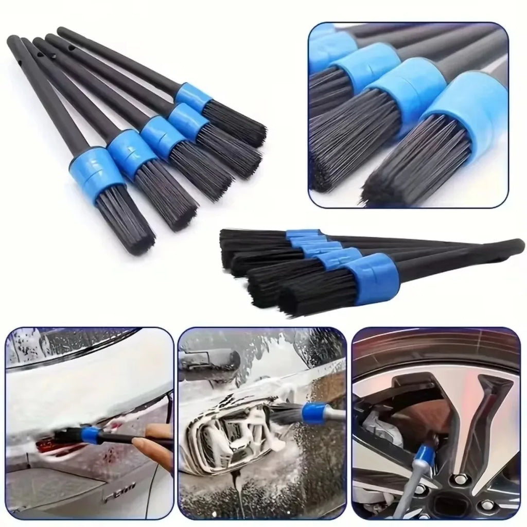 Car & Motorcycle Cleaning Tool Set – Brushes & Gloves Kit