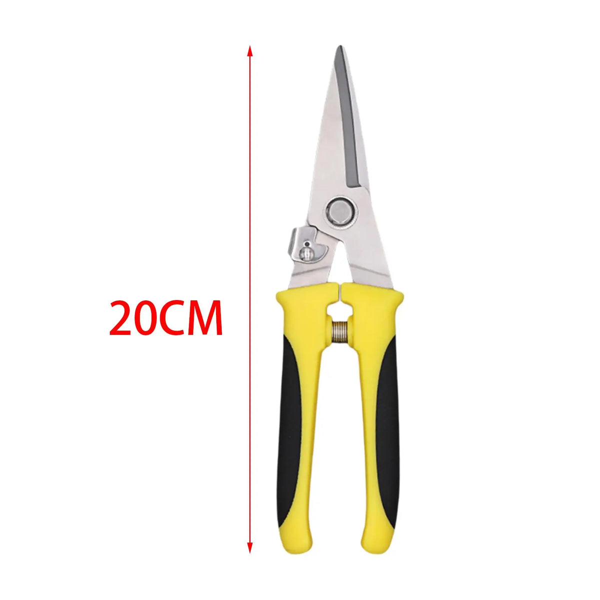 Heavy Duty Steel Pruning Shears | Ergonomic Multipurpose Scissors