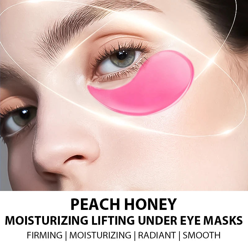 ROZINO 60-Pc Honey Peach Collagen Under-Eye Gel Masks
