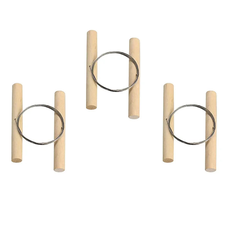 Wire Clay Cutter with Wooden Handles – 2-Pack Pottery Tool