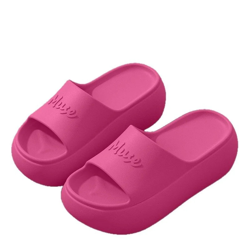 Women's Non-Slip Thick Platform Slippers | EVA Sole