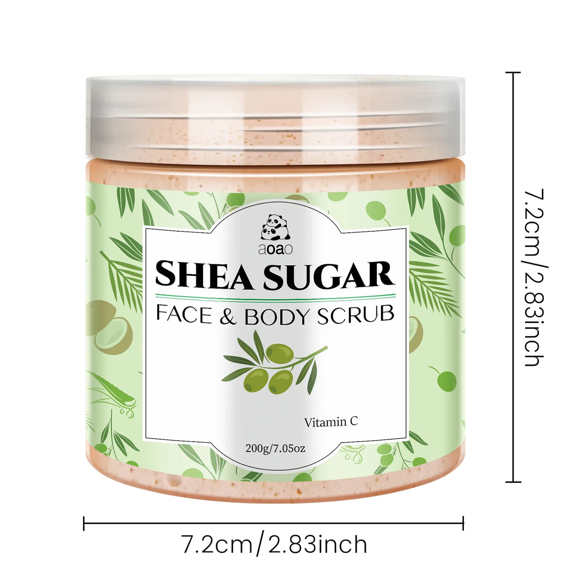 Shea Butter Exfoliating Scrub – Aloe, Coconut & Sucrase