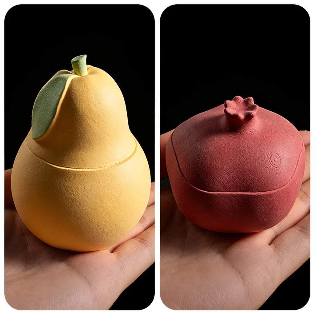 3D Fruit Silicone Molds – Pomegranate & Pear DIY Craft Set