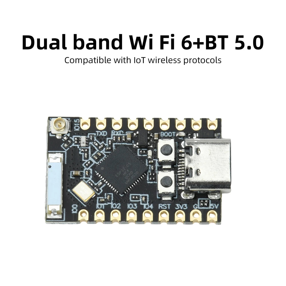 ESP32-C5-N4 Wi-Fi 6 Dual-Band & Bluetooth 5 Dev Board