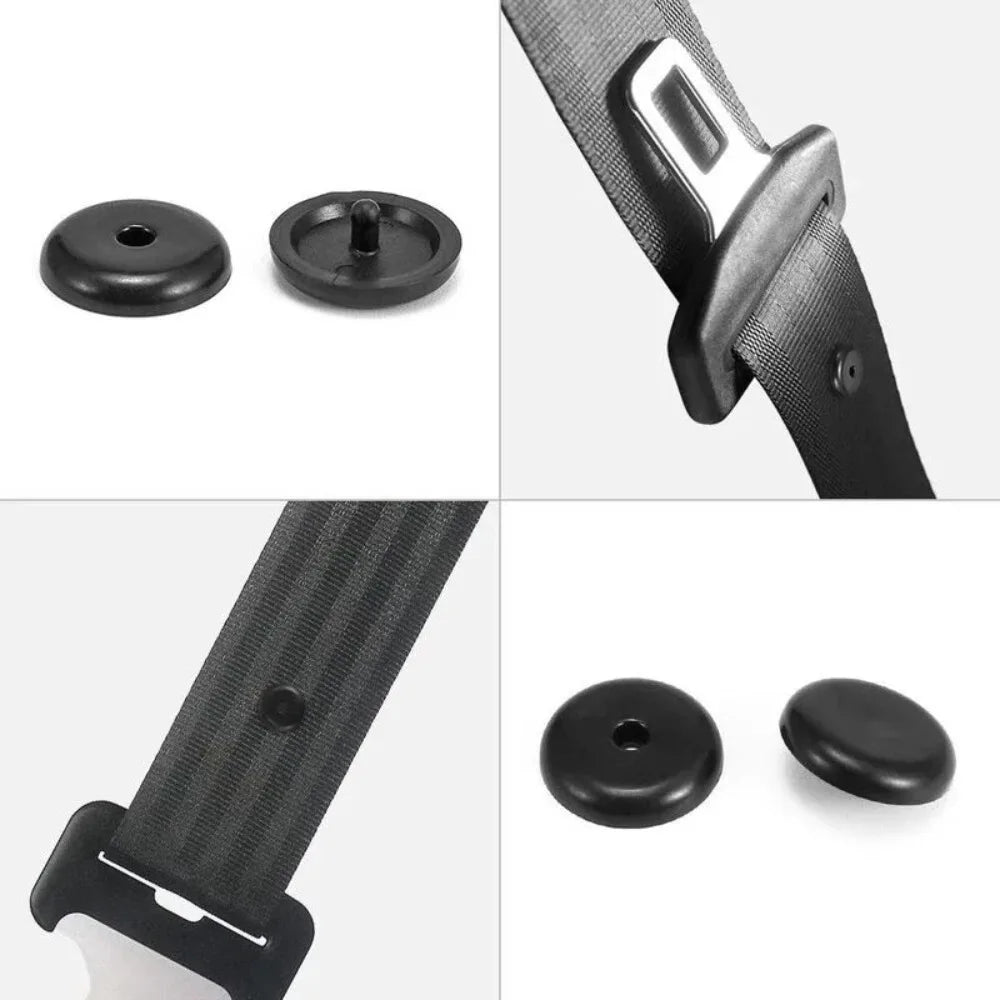 Car Seatbelt Stopper Buckle Clips – 10 Pairs Universal Fit