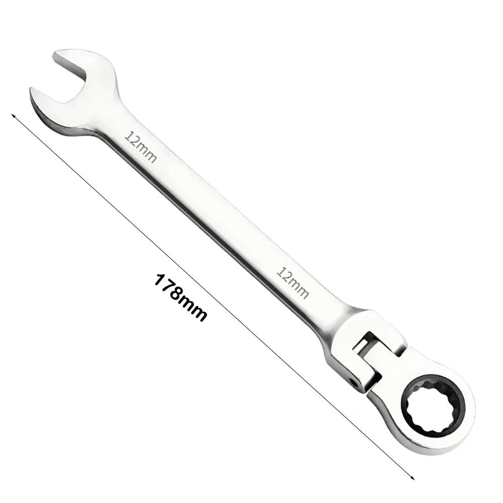 Dual Head 72-Tooth Ratchet Wrench – Quick Release Spanner
