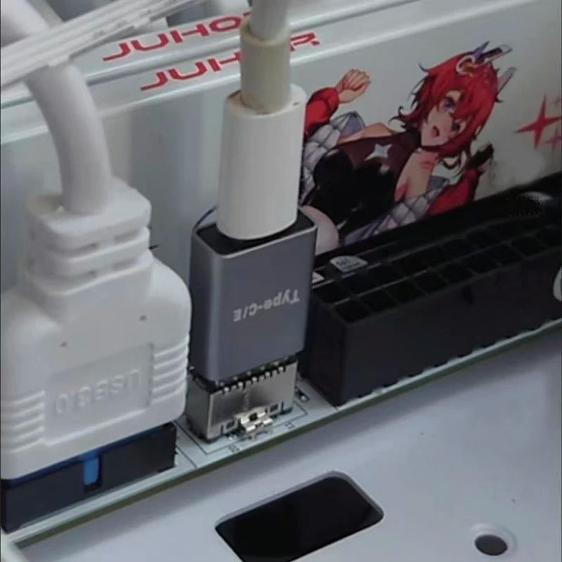 Type E to USB-C Adapter | Motherboard Front Panel Converter