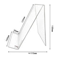 Acrylic Book Holder Transparent CD Display Stand & Bookshelf