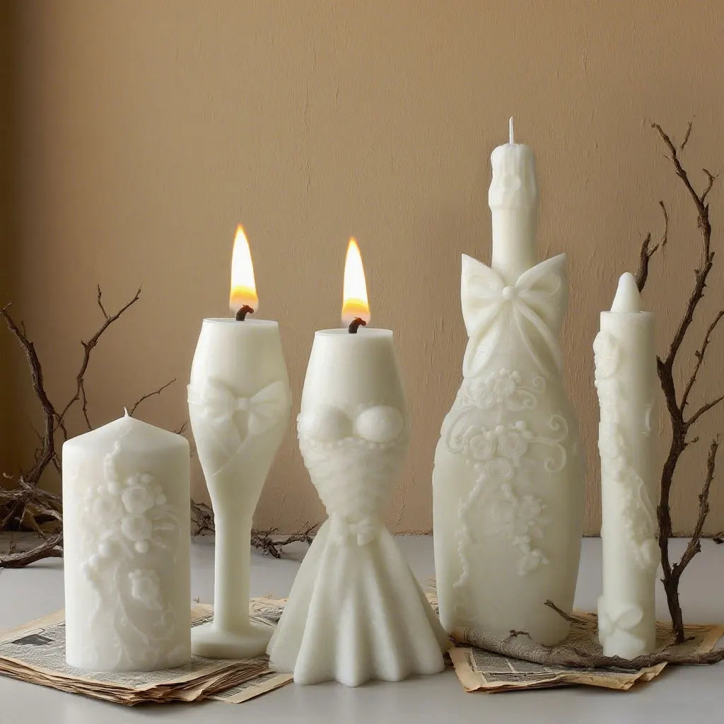 Champagne Cup Silicone Candle Mold – DIY Wedding Craft