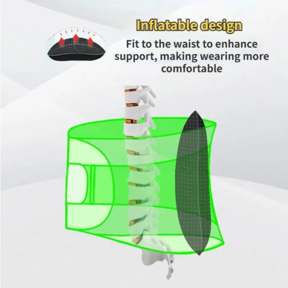 Inflatable Lumbar Support Cushion | Adjustable Air Pressure