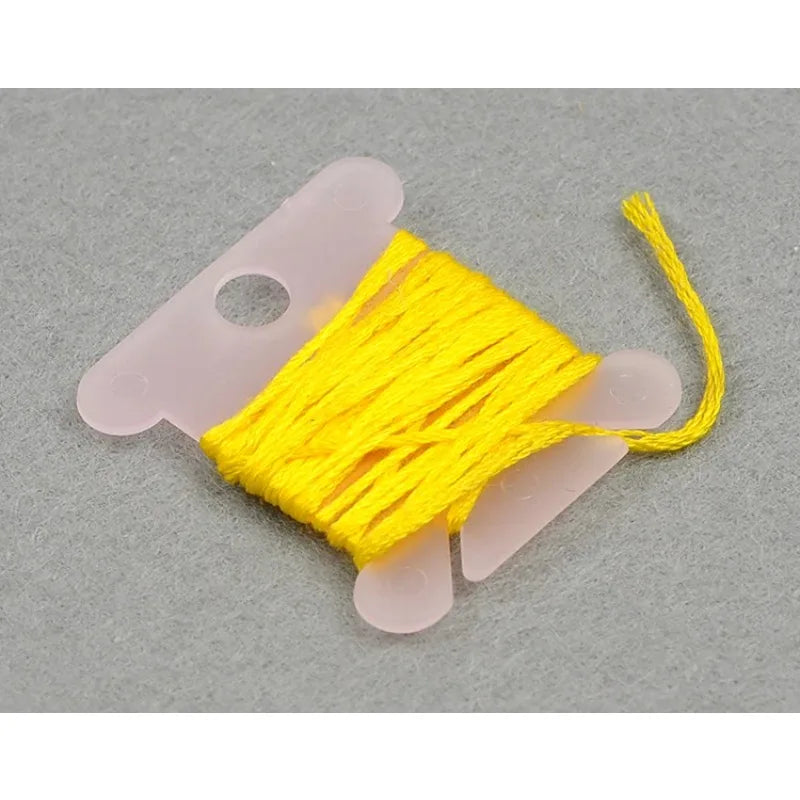 30-Piece Plastic Thread Bobbin Set for Embroidery & Cross-Stitch