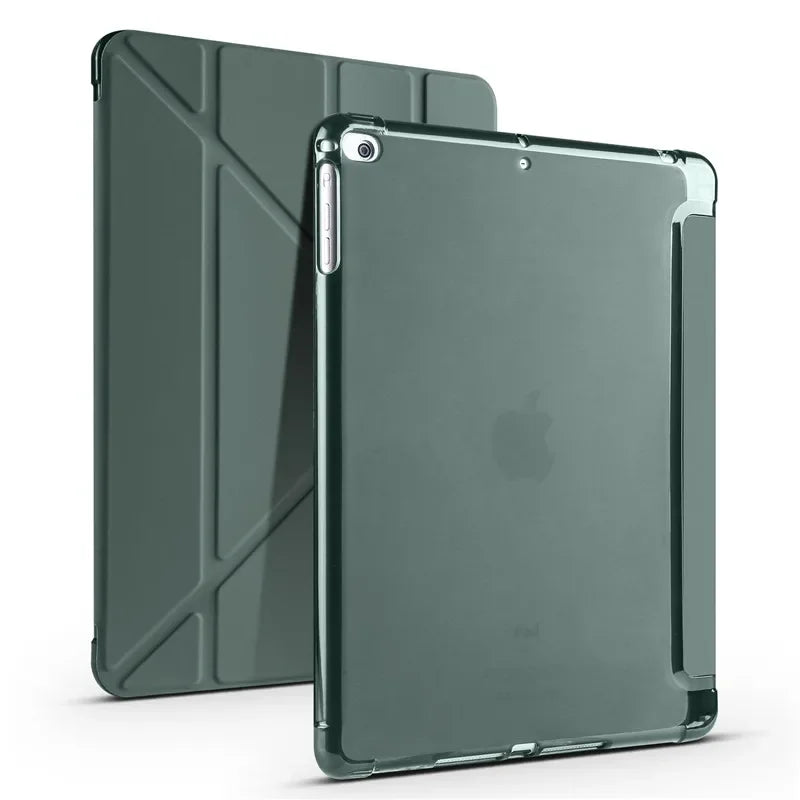 VIGENCIA iPad PU Leather Folio Case with Pen Holder Stand