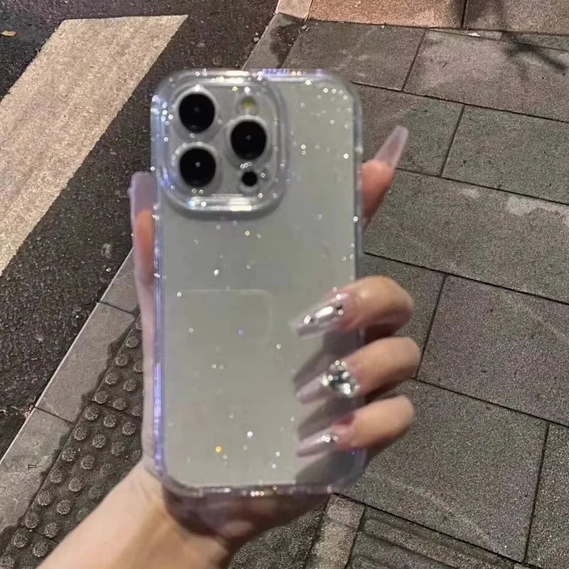 Glitter Transparent TPU Case – Xiaomi Poco X8 Pro / Pro Max