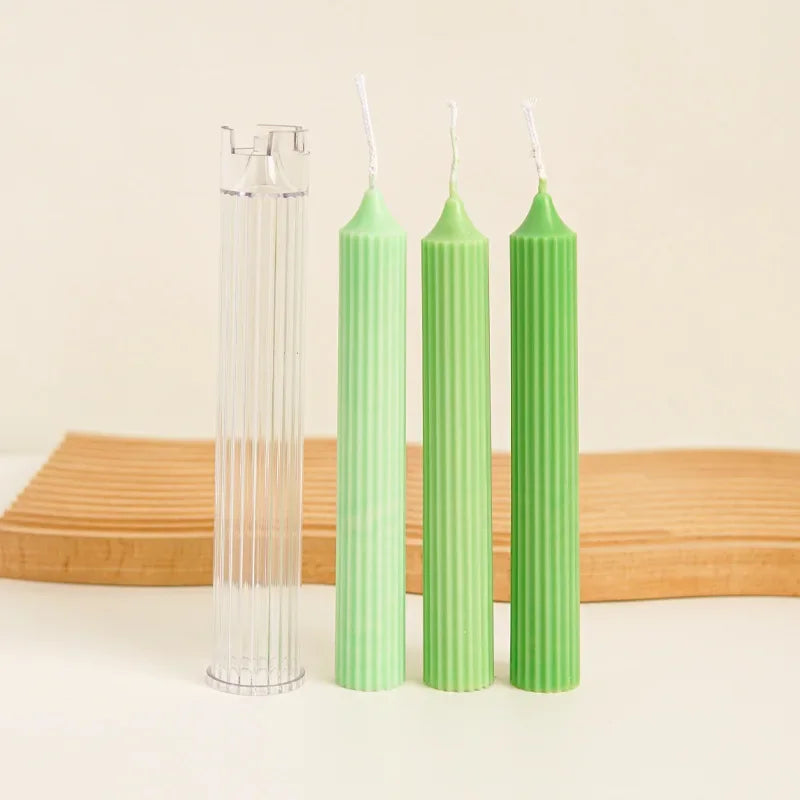 3D Gear Tip Cylinder Candle Mold | DIY Candle Making