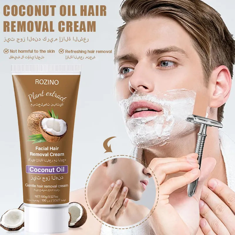 Coconut Oil Hair Removal Cream – Gentle 5-Min Formula