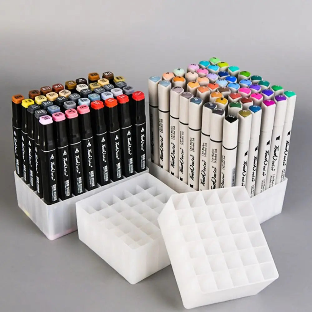 Marker Pen & Brush Holder – 12 to 100 Slot Storage Rack