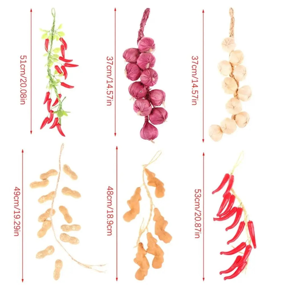 Artificial Foam Vegetable Hanging String – Kitchen Home Decor