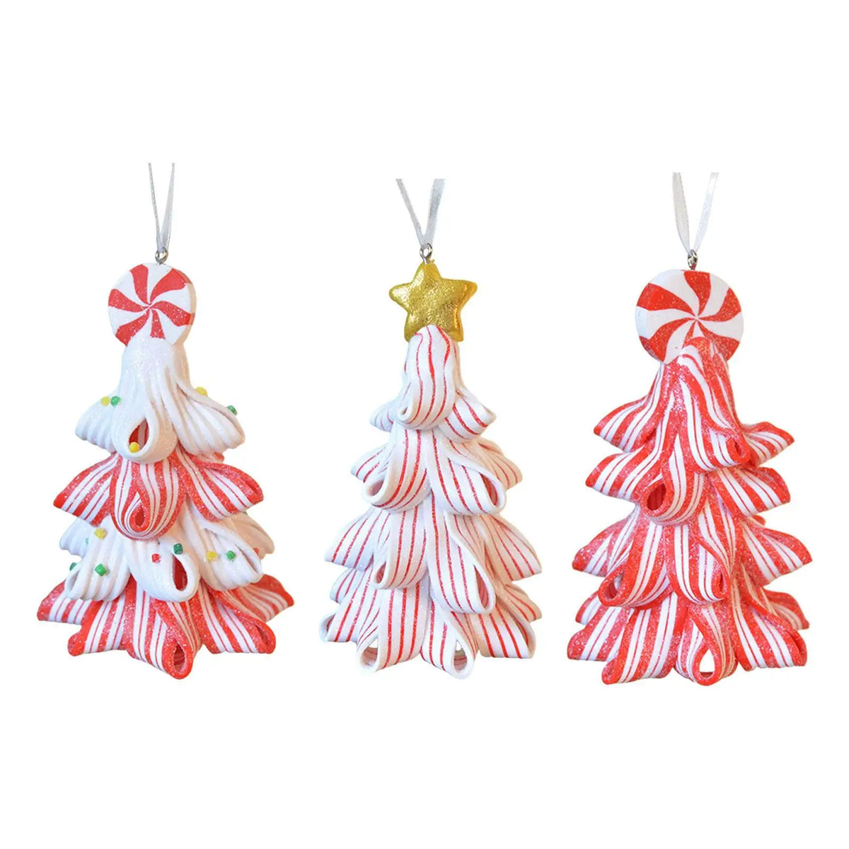 Polymer Clay Christmas Hanging Ornaments – Xmas Tree Decor