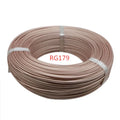 RG179 RF Coaxial Cable 75 Ohm – Silver Plated HD TV Feeder