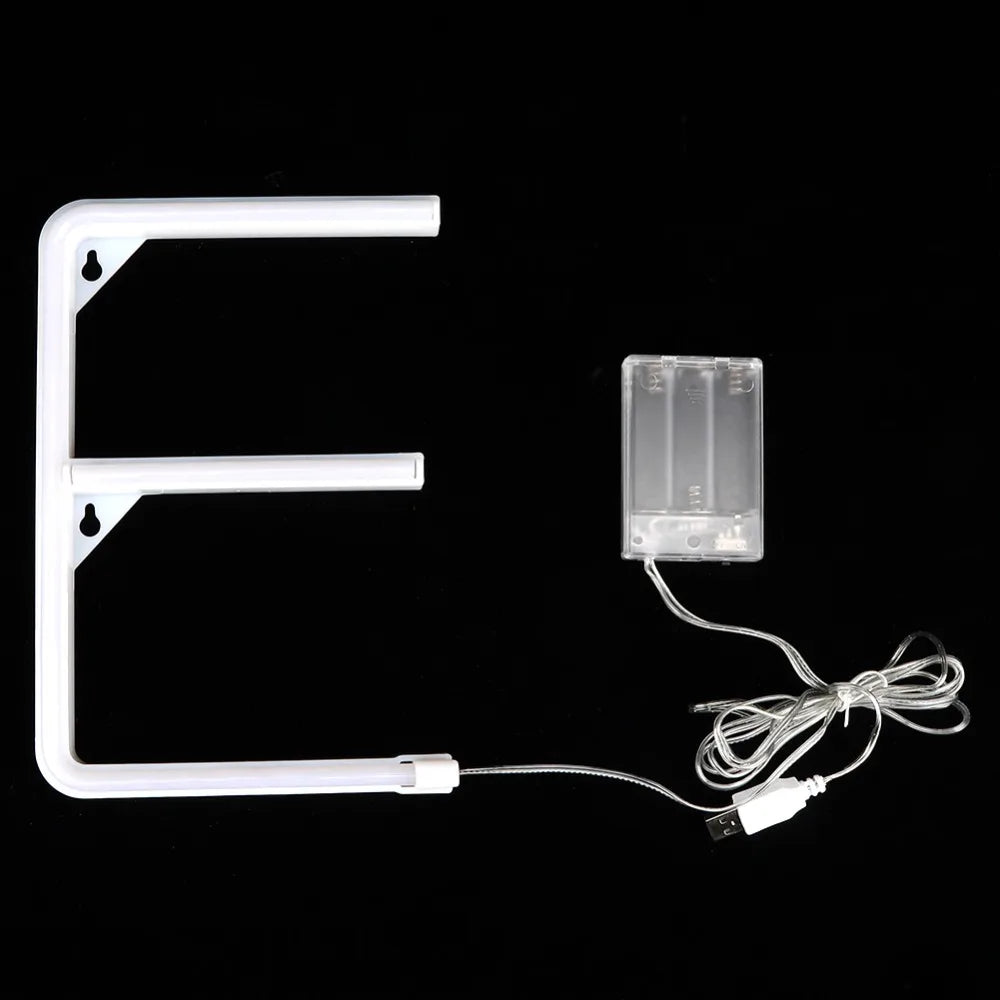 Letter E LED Neon Sign Light – USB & Battery Wall Décor