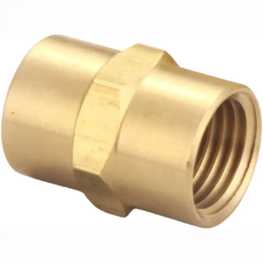 Brass NPT Female Coupling – Air Hose & Pipe Fitting Adapter