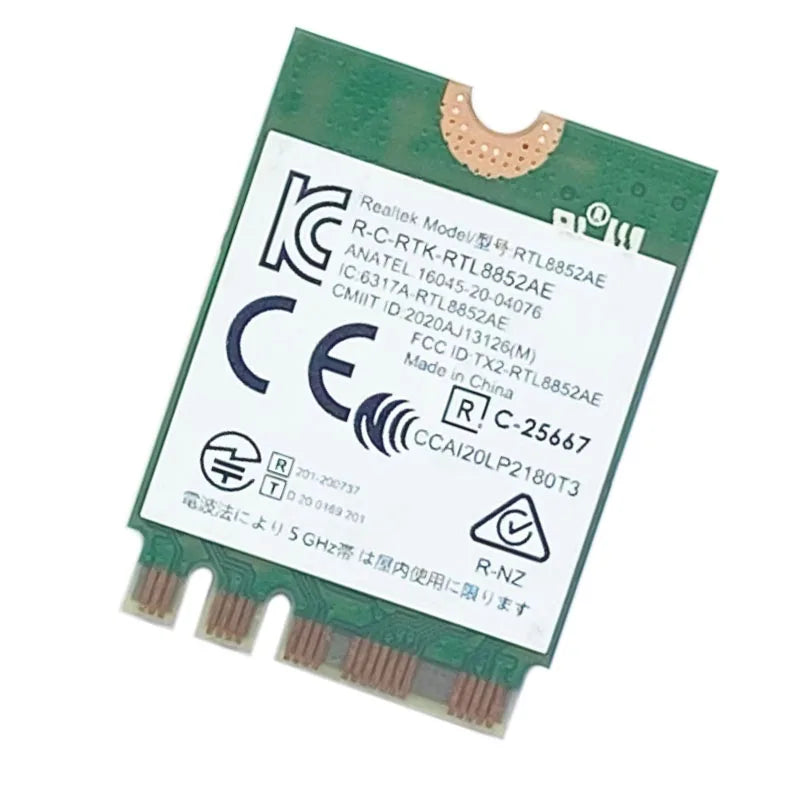 WiFi 6 RTL8852AE NGFF Wireless Card BT5.2 for Lenovo Laptops