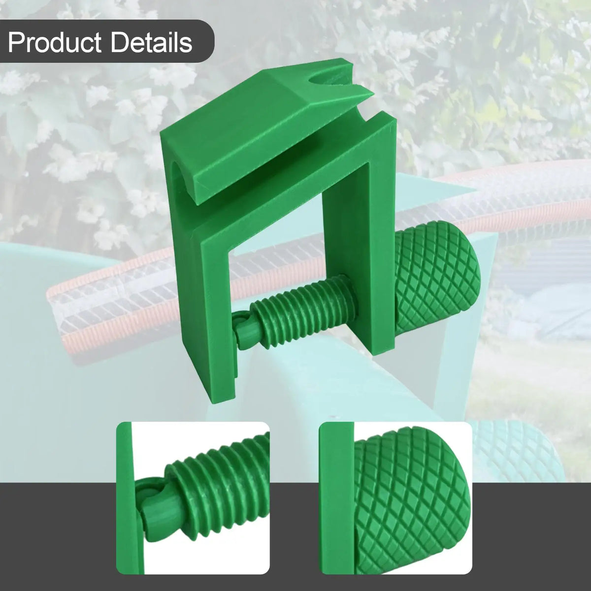Universal Water Hose Holder Rack & Fixing Clip | Garden & Home