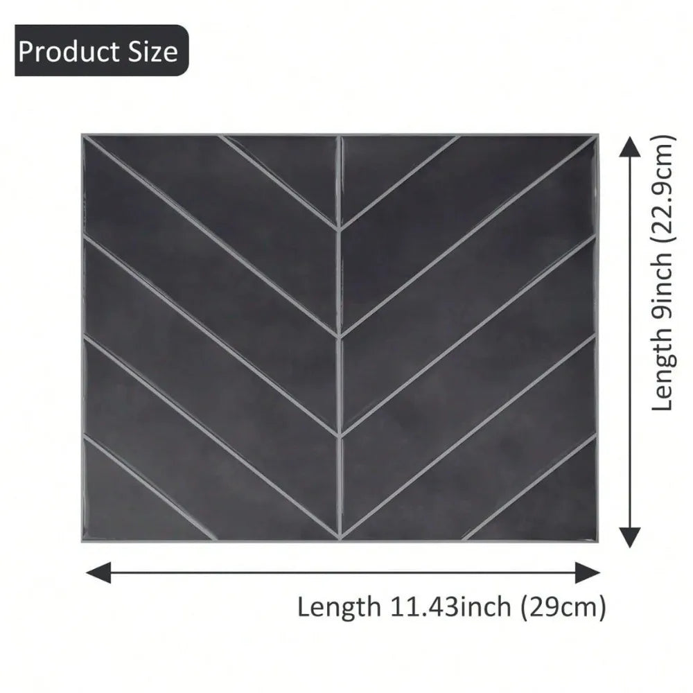 Self-Adhesive PVC Tile Stickers – Waterproof Vinyl Wall Decal
