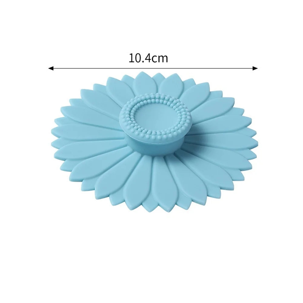 Sunflower Silicone Mug Lid – Dustproof Cup Cover, FCM Safe