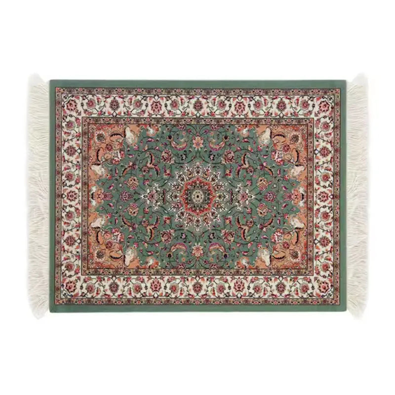 Persian Carpet Mouse Pad – Anti-Slip Rubber Gaming Mat 18×26cm