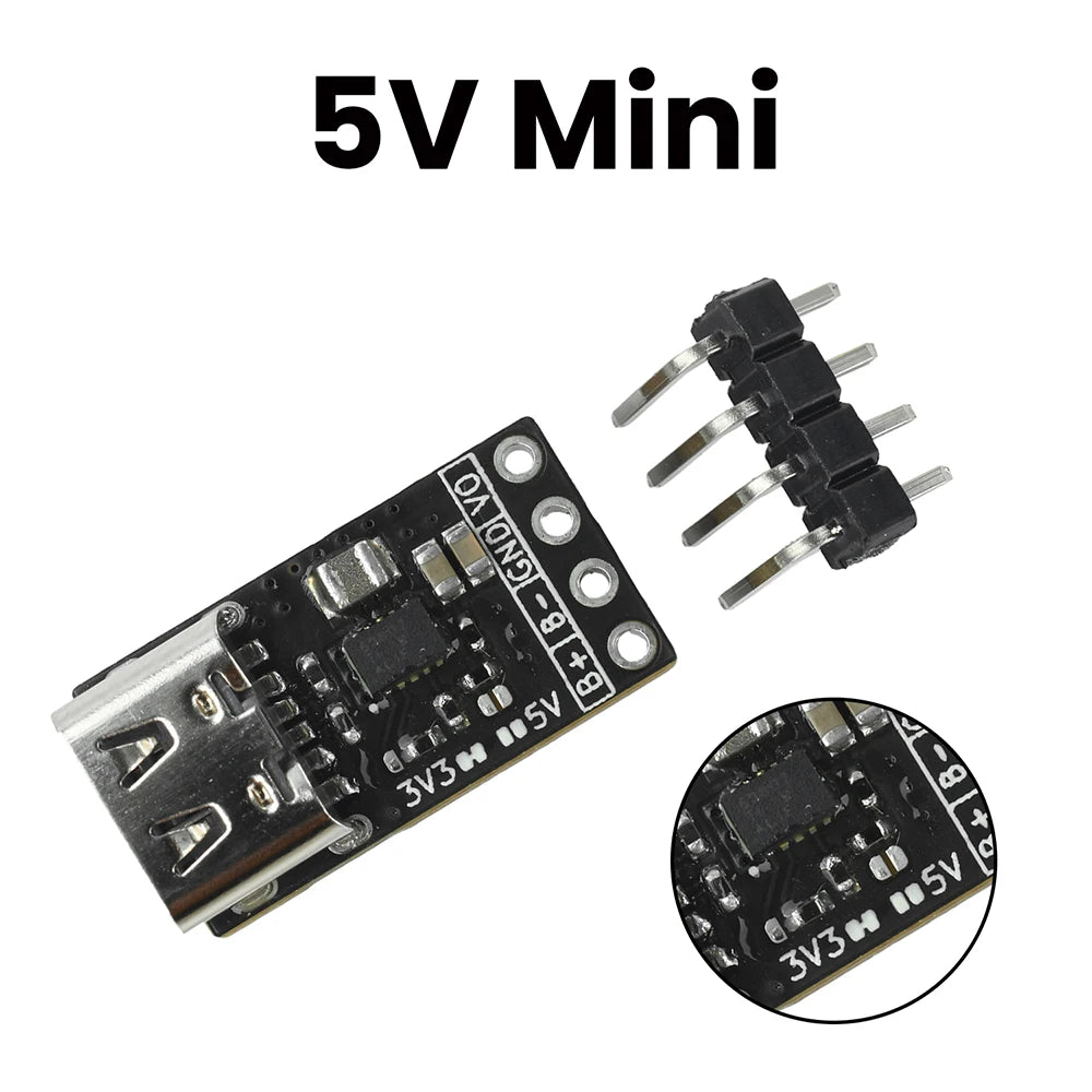 UPS Power Module 3.3V/5V Lithium Battery Charging Type-C