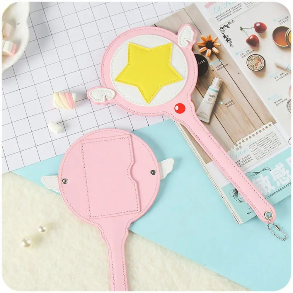 Anime Magic Wand Card Holder – Cosplay PU Leather Case